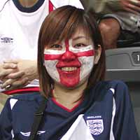 Japanese England fan