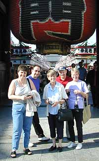 Julie, sammy, mum, Vin & auntie Wendy - Asakusa