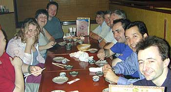 Vin, Caroline, Julie, Marlon, mum, auntie Wendy, uncle Bryn, Sammy, Ron & Brian